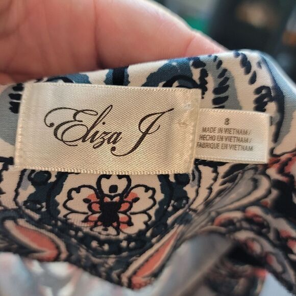 ELIZA J Quarter Sleeve Dress - Picture 6 of 7